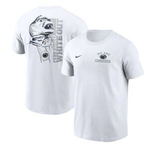 New Penn State 2024 White Out Short Sleeve Shirt Size XXL